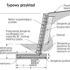 Zbrojenie muru oporowego rysunek – jak uniknąć błędów w konstrukcji i montażu