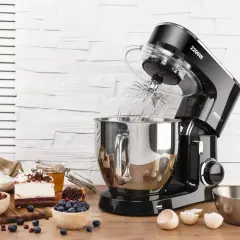 Mpm to firma oferująca sprzęt kuchenny, jak ten robot planetarny z akcesoriami do pieczenia.