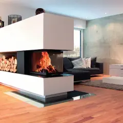 Jaki kominek do salonu 40m2? Wybierz idealny model i moc