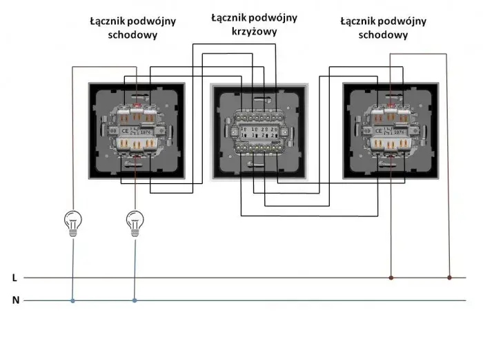 Jak podłączyć łącznik krzyżowy w instalacji elektrycznej - prosty poradnik