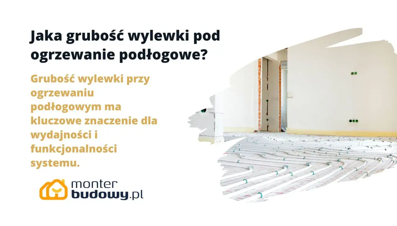 Jaka grubość wylewki pod ogrzewanie podłogowe? Kluczowe znaczenie dla wydajności systemu. Widok instalacji ogrzewania podłogowego.