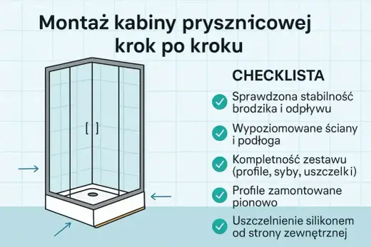 Montaż kabiny prysznicowej - ile kosztuje naprawdę i co podbija cenę?